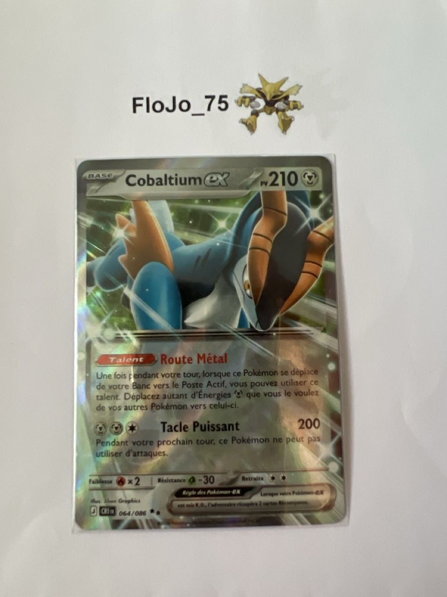 Pokémon Sammelbilder & Trading cards: Cobaltium ex 64/86 – Gebraucht aus St-Blaise von FloJo_75