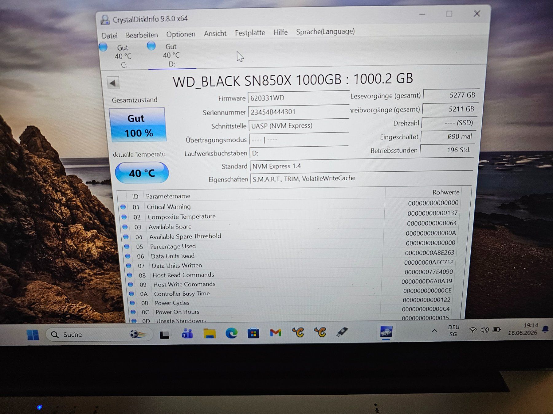 Dischi rigidi: 1 TB WD Black Festplatte – Usato da Burgdorf venduto da weggu.666 1