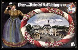 Ganzsache PP15 C183: Bad Aibling, Volksf