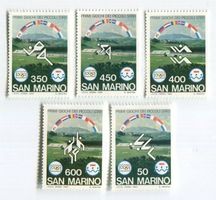Briefmarken Olympische Spiele. San Marino