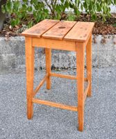 solider Vintage Laborhocker / Industriehocker Höhe 49.5cm