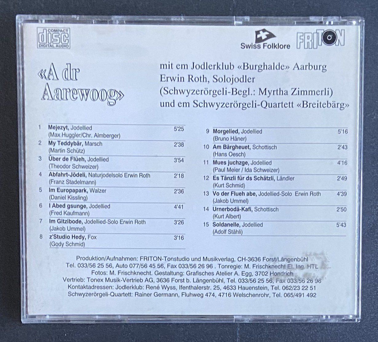 CD: 2  CD  Schweizer Folklore Jodlerklub – Usato da Böckten venduto da Hansi36 5