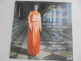 Felicia Weathers " Arien von Verdi und Puccini " LP ( VG)