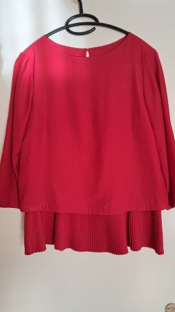 Bluse rot, elegant, Gr. 34-36