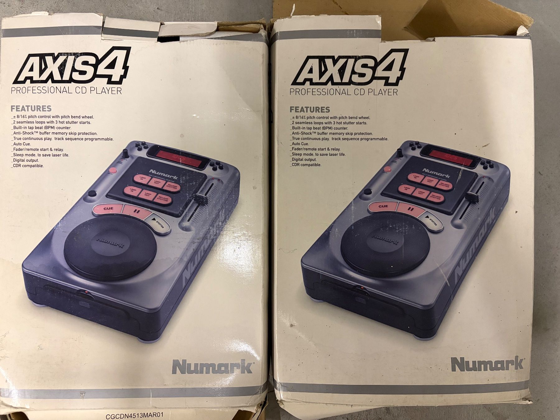 CDs: 2 Numark Axis 4 Professional CD Player – Gebraucht aus Lenzburg von ben_z2xf 1