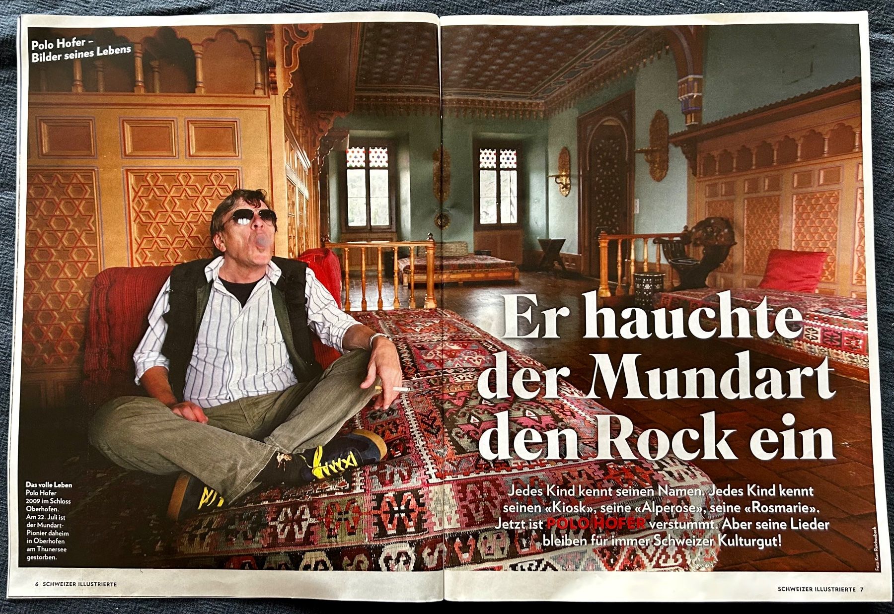 Riviste & Magazine: Schweizer Illustrierte / Bericht über Polo Hofer 1945 - 2017 – Usato da Spiez venduto da martin-7973 1