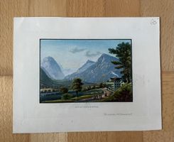 Stachelberg „Bad Stachelberg“ Altkolorierte Aquatinta