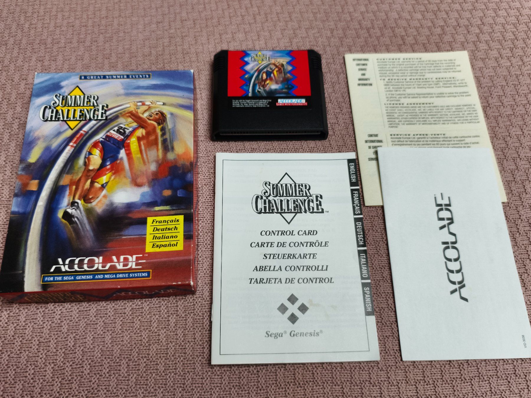 Spiele: Summer Challenge Sega Genesis Spiel – Gebraucht aus Ringgenberg BE von Tantal15125