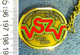 VSZV VELTHEIM SAFTY-DRIVER SCHLÜSSELANHÄNGER  KUPFRIG
