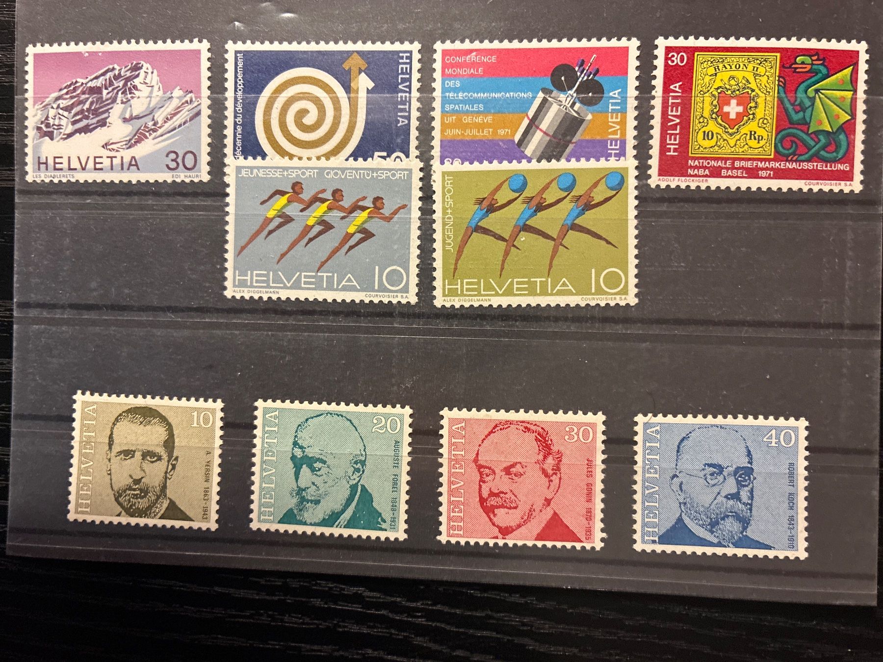 Alle Briefmarken: Bruefmarken 1971 – Gebraucht aus schafisheim von bru_bkb8