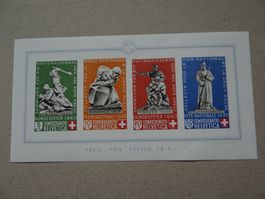 Block Pro Patria 1940 ungestempelt ab CHF 1.--