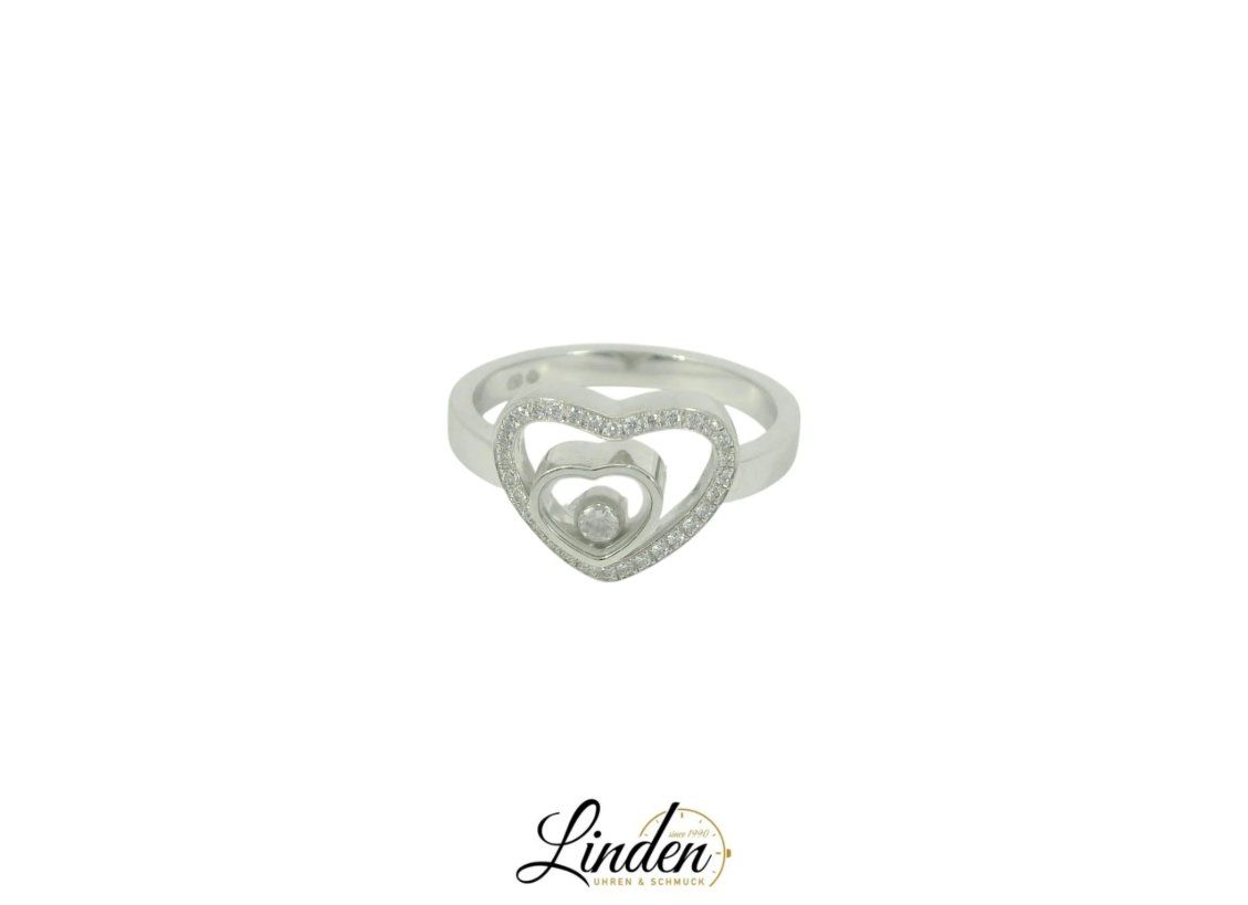 Chopard Anelli: Chopard 18K Weissgold - 750 Ring mit 32 Diamanten – Usato da Zürich venduto da Linden-Uhren
