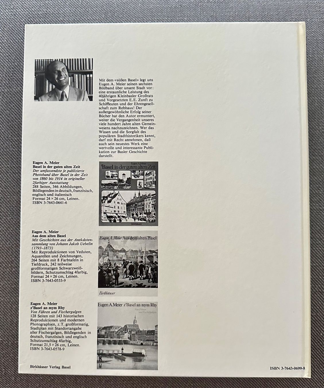Bücher: Buch Eugen A. Meier „Das süsse Basel“, 1973 – Gebraucht aus Wallbach von paxnic 1