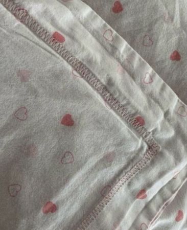 Vertbaudet Bettwäsche, rosa Herzchen
