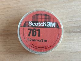 Scotch No 761 Prägeband 12 mm x 3 m gelb