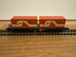 Arnold 4956 Flachwagen mit Containern