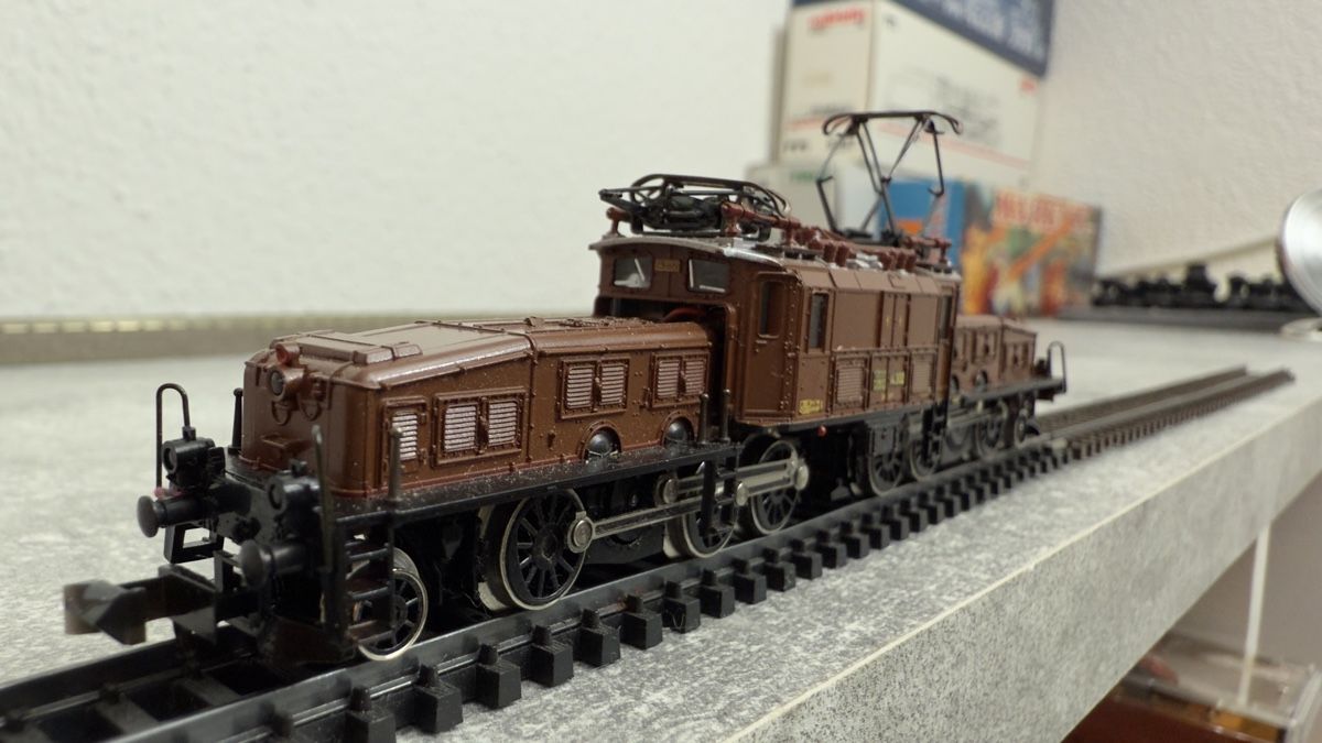 Trix Modellini di ferrovie: Minitrix E-lok Ce 6/8 III Braunes "Krokodil" Spur N – Nuovo (secondo la descrizione) da Schlieren venduto da rat_lq6b