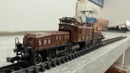 Minitrix E-lok Ce 6/8 III Braunes "Krokodil" Spur N