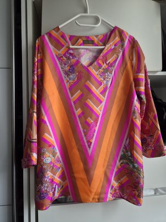 MUCHO GUSTO schönes Seidenshirt Gr. M