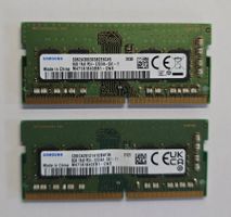 Samsung RAM 16GB = 2x 8GB, DDR4 SODIMM 3200 PC4 N2