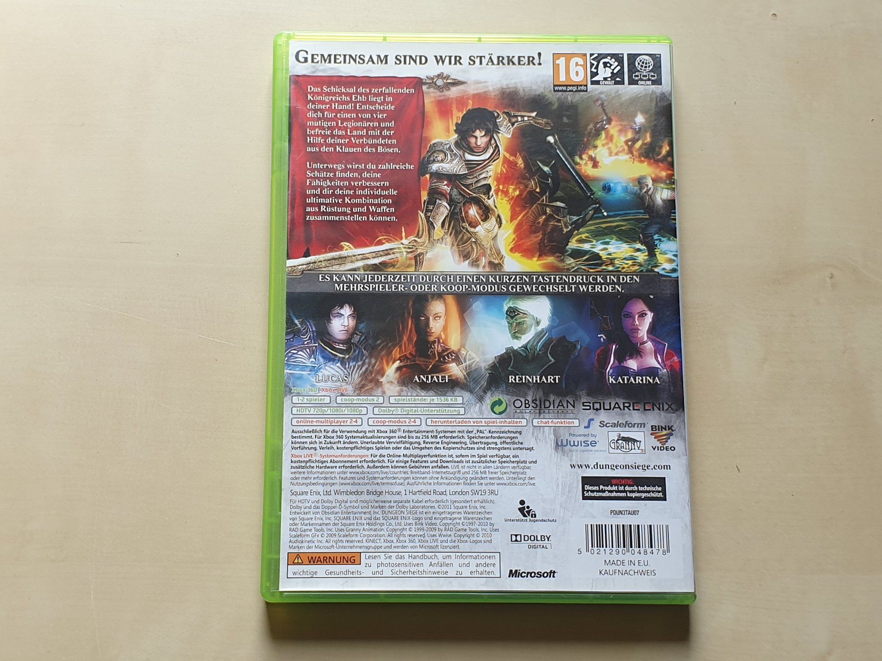 Microsoft Giochi: Dungeon Siege 3 – Usato da Stansstad venduto da collectorsshop 1