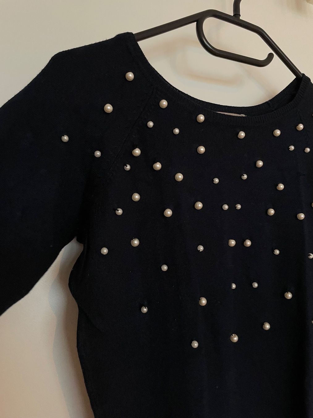 Orsay Pullover & Sweatshirts: Dunkelblauer Pullover mit Perlen - S - so elegant! – Neu (gemäss Beschreibung) aus Pfäffikon SZ von ansyyy 2
