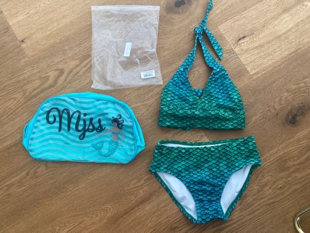 Bikini Meerjungfrau, Grösse Child XL neu mit Etikett