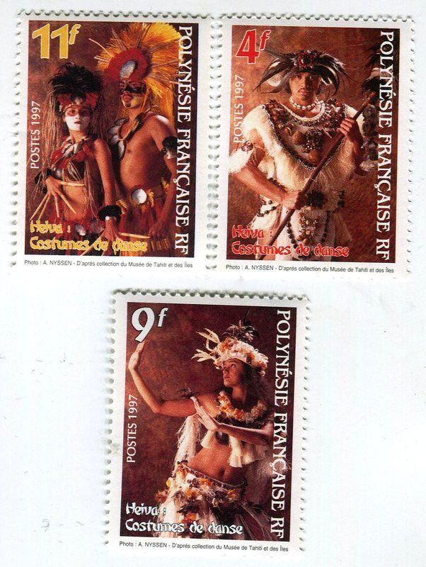 Tous les timbres: Briefmarken "Tanzen". Französisch-Polynesien. – Neuf avec emballage d'origine à Basel par Butsch5