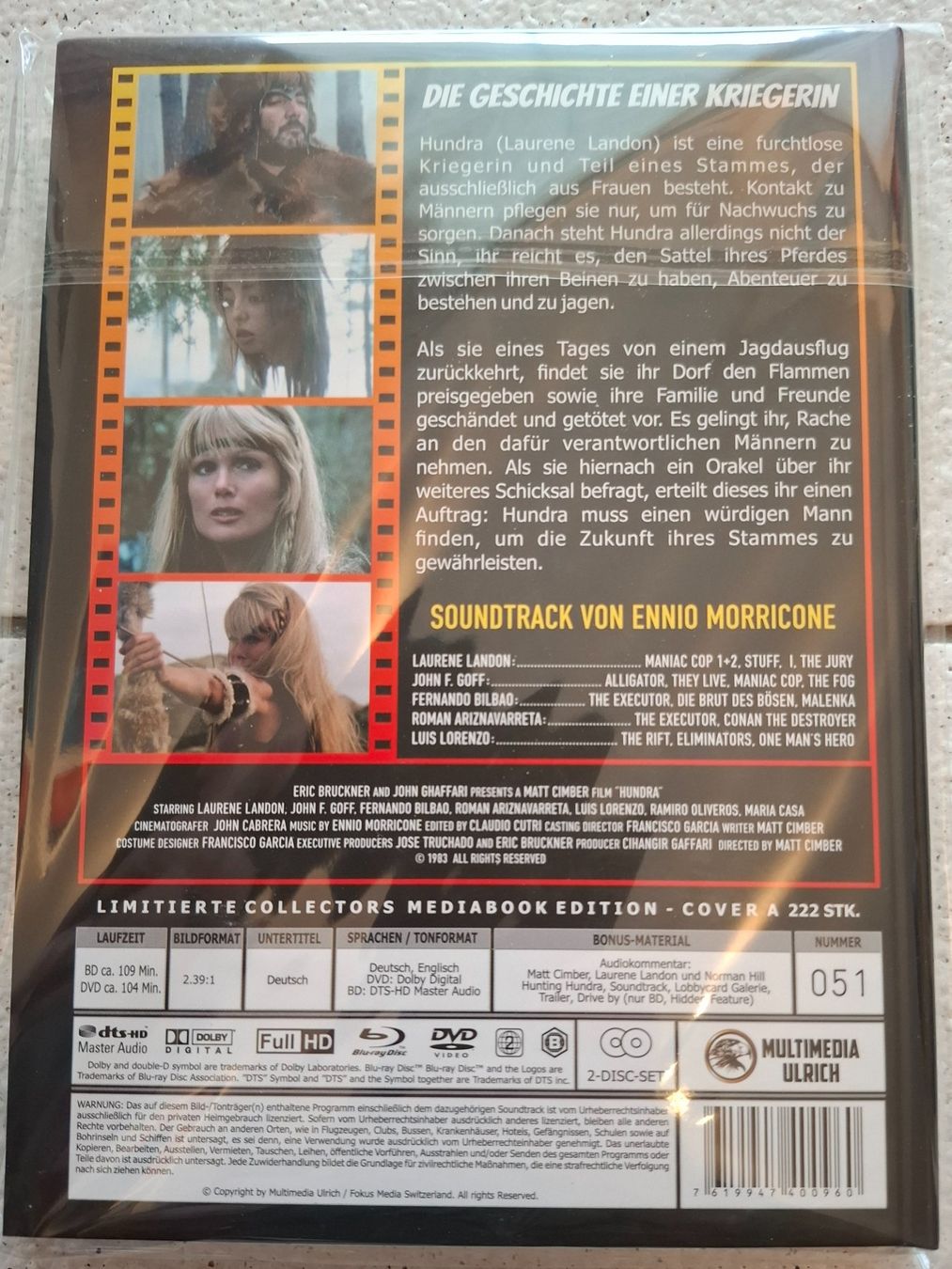 Alle DVDs: Hundra -Geschichte einer Kriegerin im Mediabook – Neu (gemäss Beschreibung) aus Riehen von DVD-Palace 1