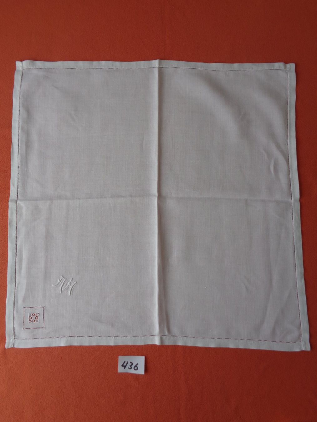 Bettwäsche: 2 Servietten oder Deckeli Grösse ca. 60 cm. x 60 cm. – Gebraucht aus Chur von omonia 4