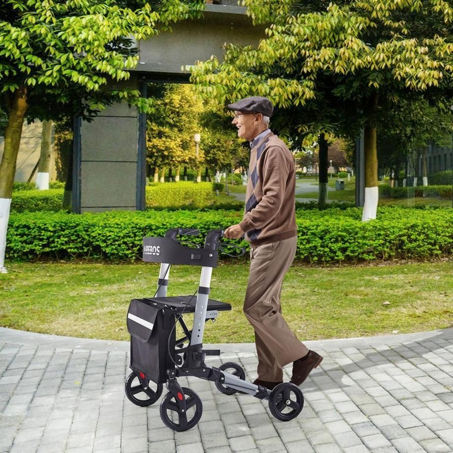 Gehhilfen: Arebos Alu Rollator | Klappbar - NEU – Neu (gemäss Beschreibung) aus Nebikon von warendiscount 1