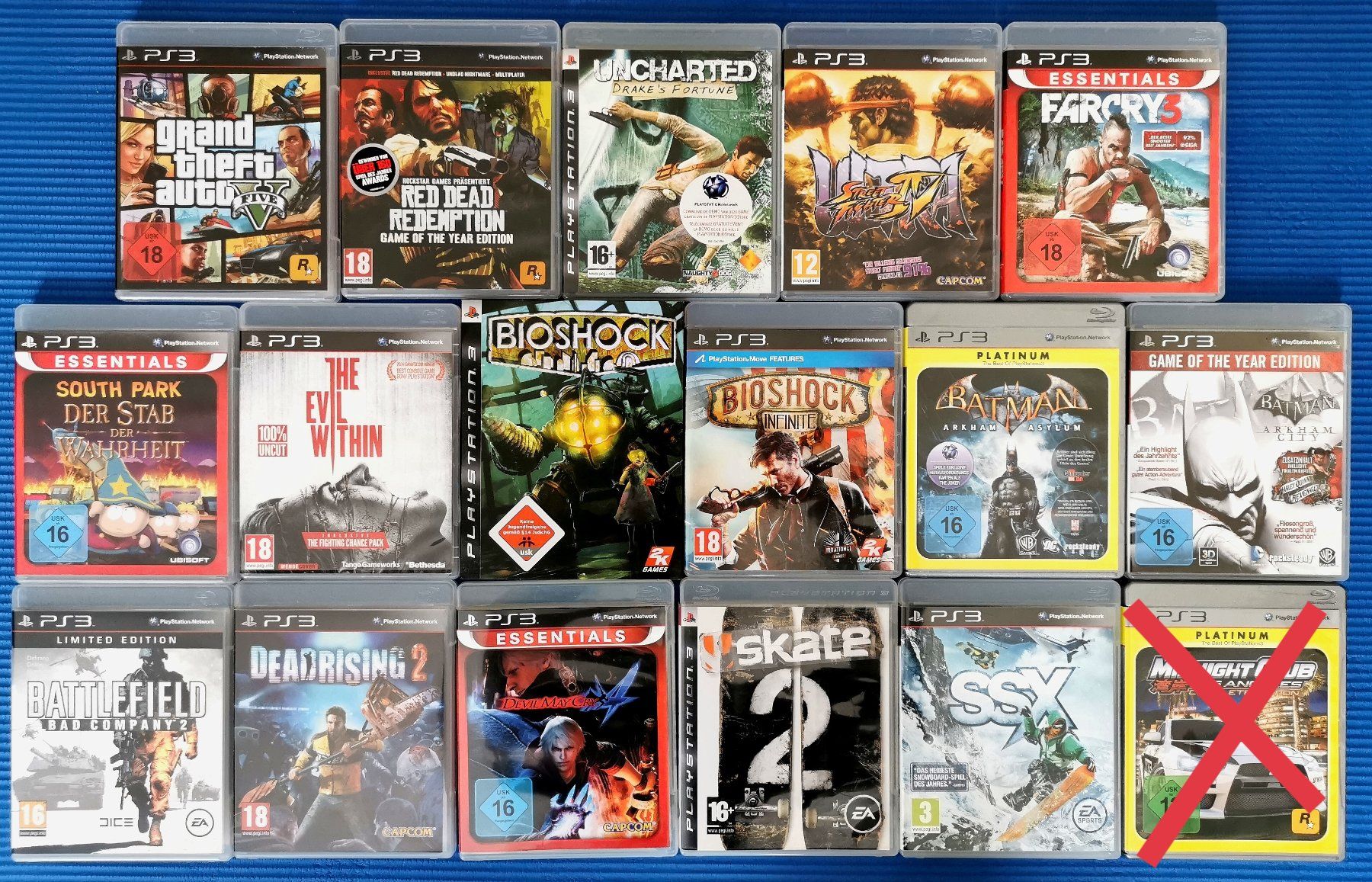 Sony Giochi: PS3 Spielesammlung - 16 Stück! – Usato da Basel venduto da Scarrabus