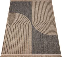 XXL 🔥 Moderner Teppich Boho Art Deco Fransen NEU 240x340