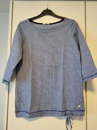 CECIL Shirt blau weiss Gr. XS