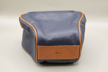 LEICA - Pouch, coated canvas, midnight blue