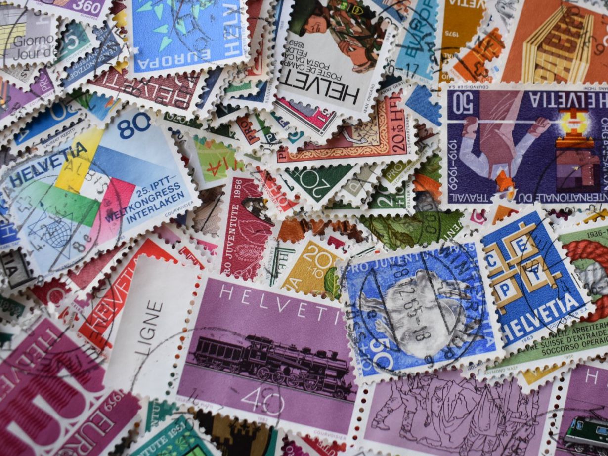 Alle Briefmarken: 500 verschiedene Schweizer Marken      B2409A – Gebraucht aus Bettingen von Gluscht-Oase 2