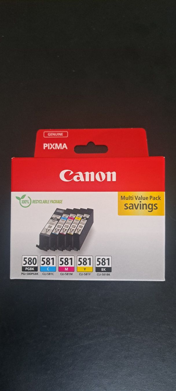 Canon Druckerpatronen & Toner: Canon PG-580/CL-581 Multipack – Neu und originalverpackt aus Oberengstringen von gulyas1818