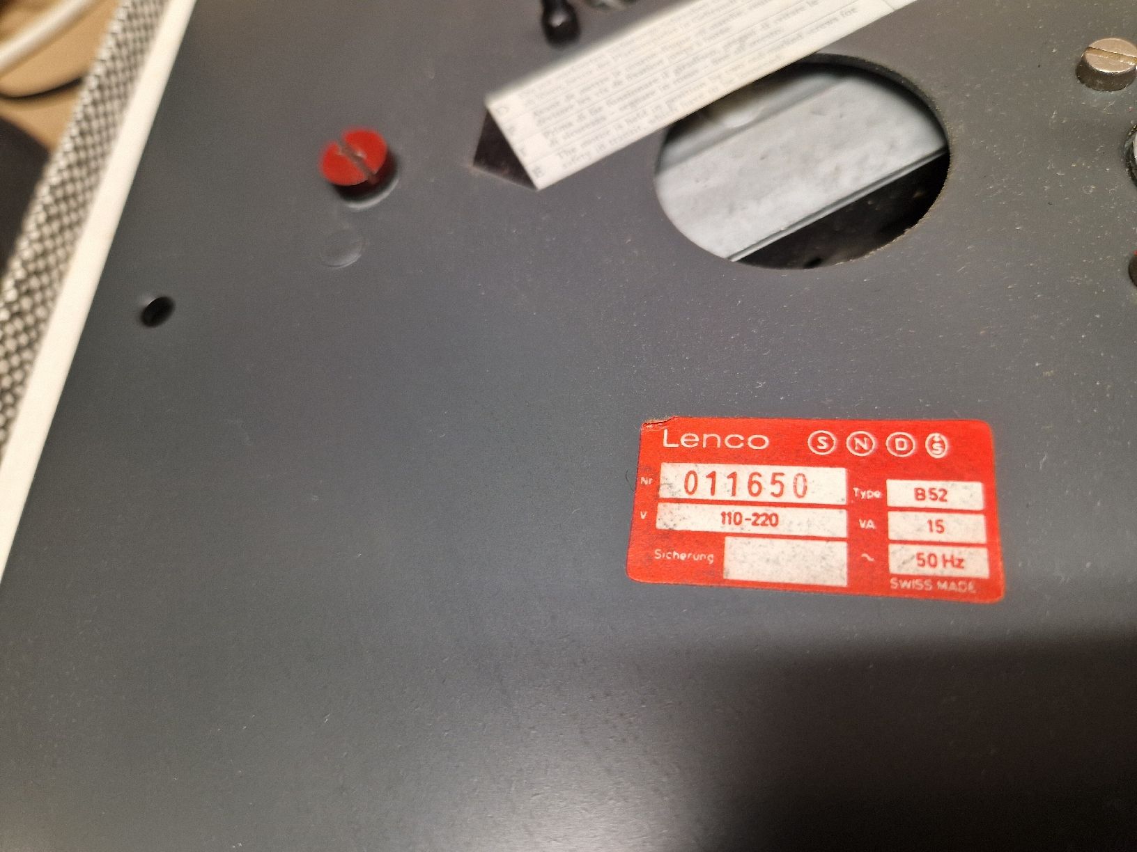 Lenco Giradischi: Lenco B52  – Usato da Arbon venduto da Mayak_Sound 9