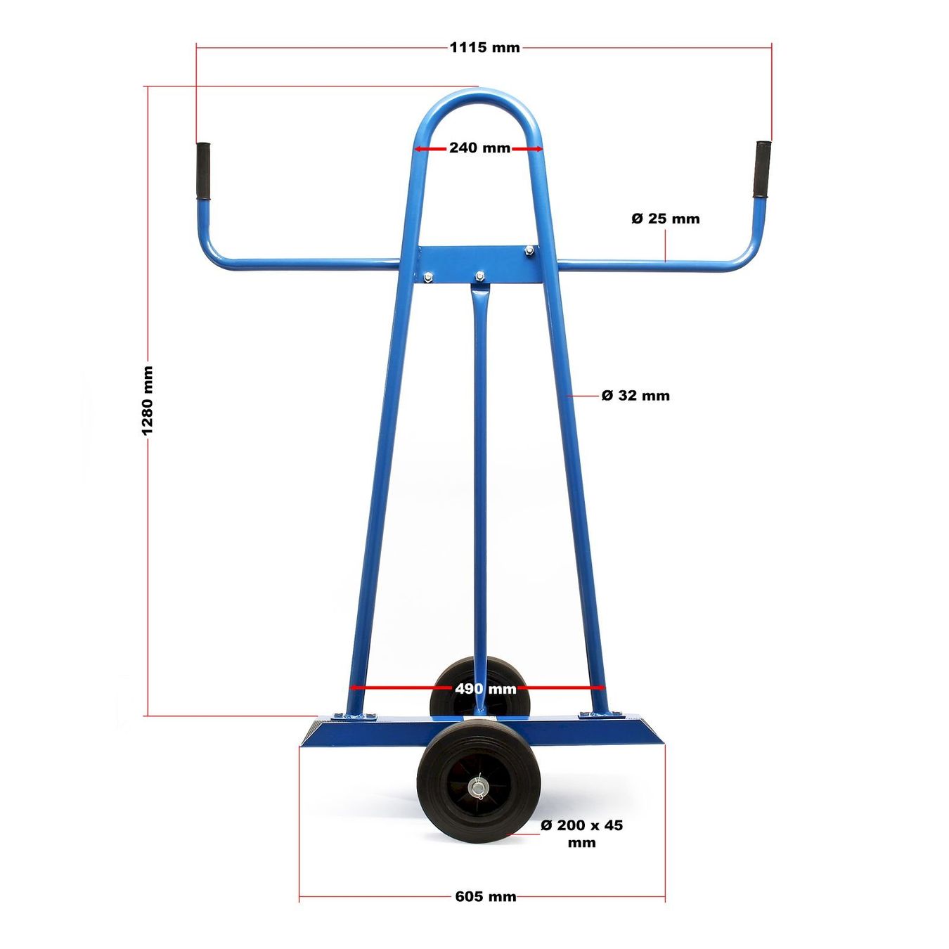 Brouettes: WilTec Plattenkarren bis 340kg – Neuf avec emballage d'origine à Bottighofen par zaap 2