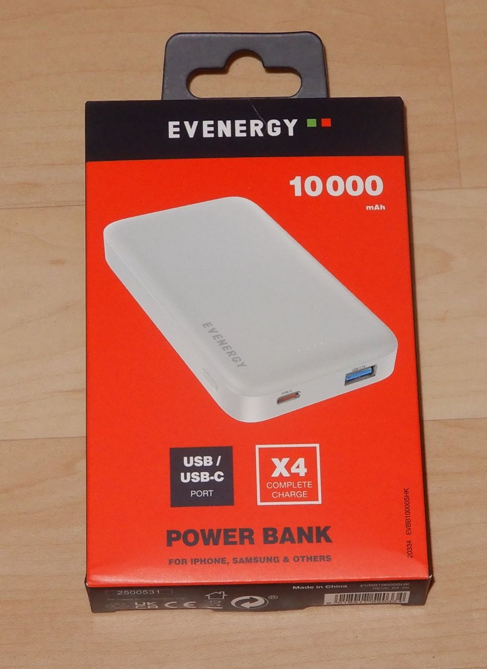 Caricatori & Batterie: Evenergy Power bank 10000 mAh – Nuovo e nell'imballaggio originale da Bern venduto da compischop