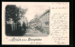 Rheinfelden, Strassenpartie mit Kindern