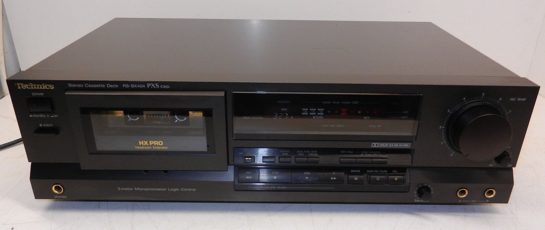 Technics Aufnahmegeräte: Technics Tape-Deck RS-BX404 – Gebraucht aus Männedorf von livesteam