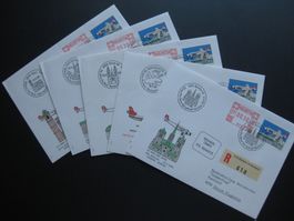 Pro Aero, Flug-Souvenier 1988, 5 Jubiläums-Flüge 50 Jahre