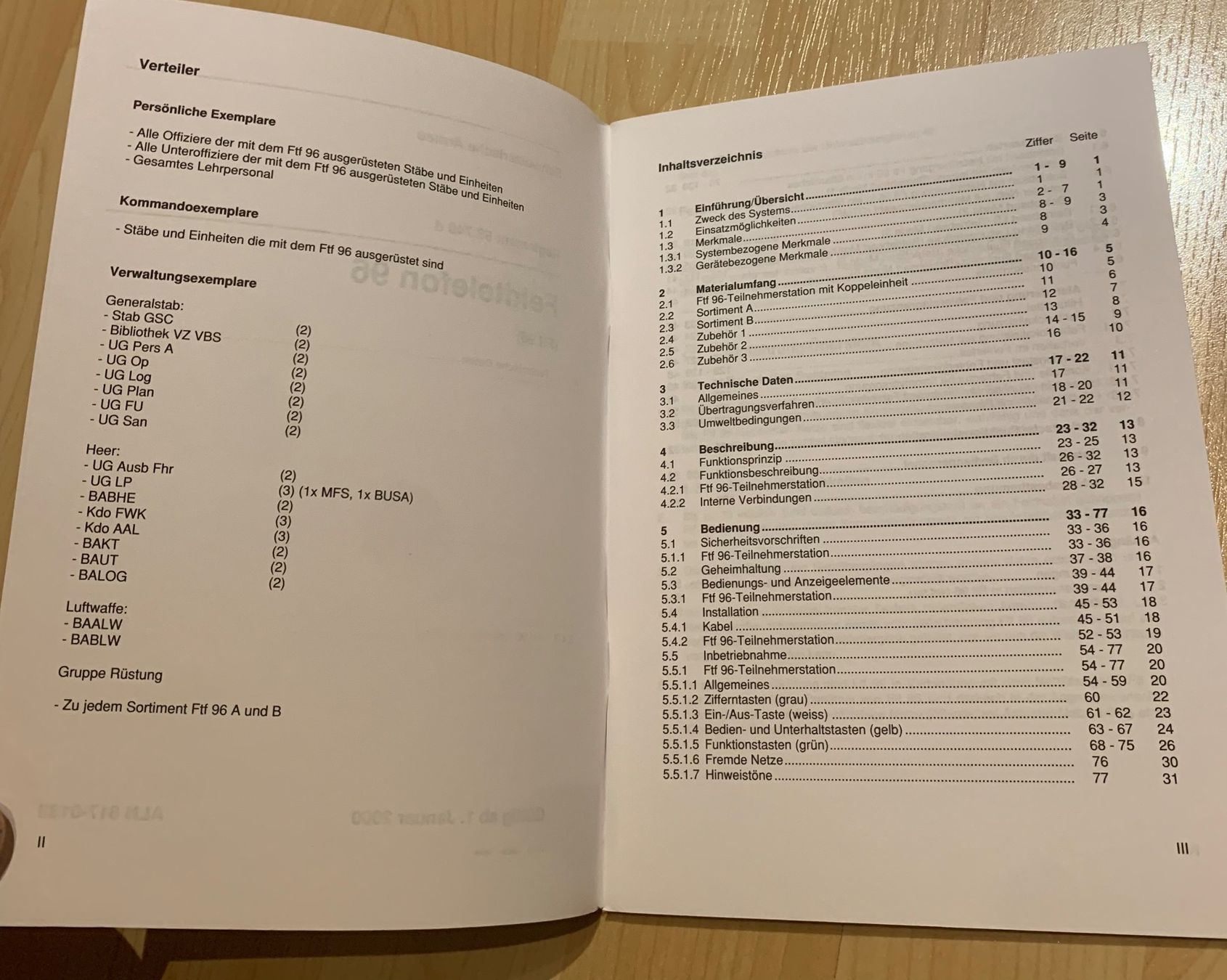 Bücher: Reglement 58.740d Feldtelefon 96 – Neu (gemäss Beschreibung) aus Goldingen von Bergler012 1