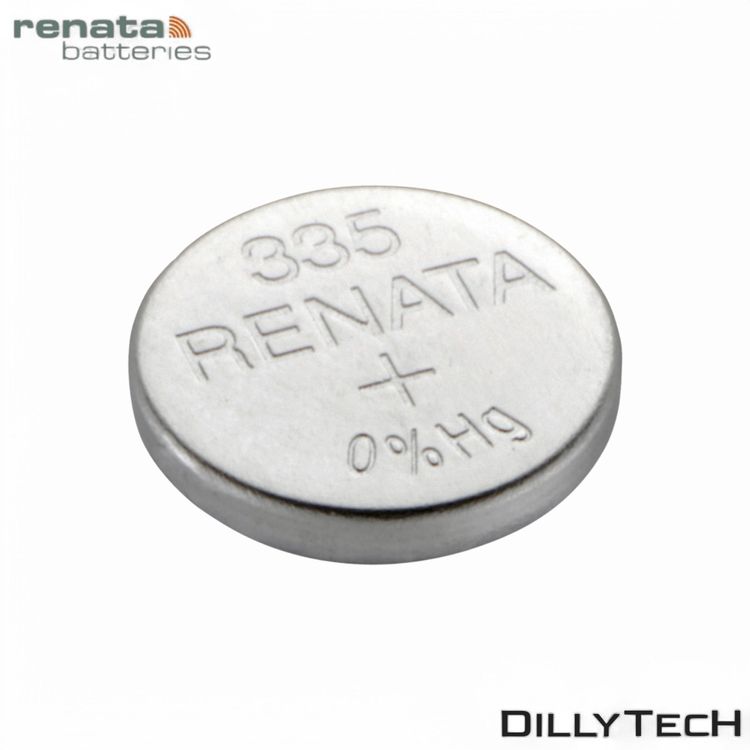Caricatori & Batterie: Renata 335 Box, SR512SW Knopfzellenbatterie - 1 Stk. – Nuovo e nell'imballaggio originale da Erlenbach ZH venduto da dillytech.ch 1
