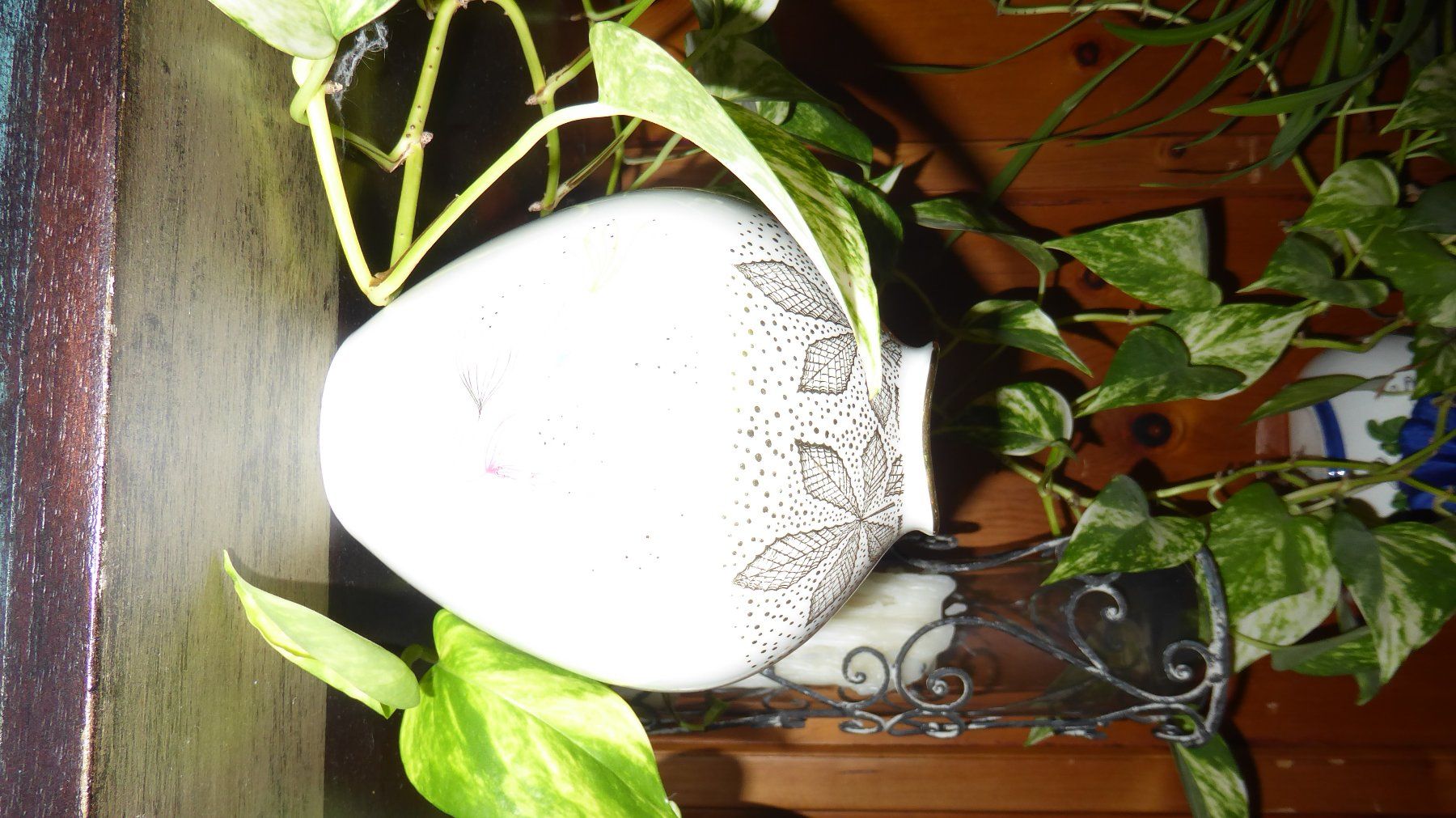 Vasi & Recipienti: Alte  Vase mit Gold verarbeitet – Usato da Sargans venduto da Benziner 5