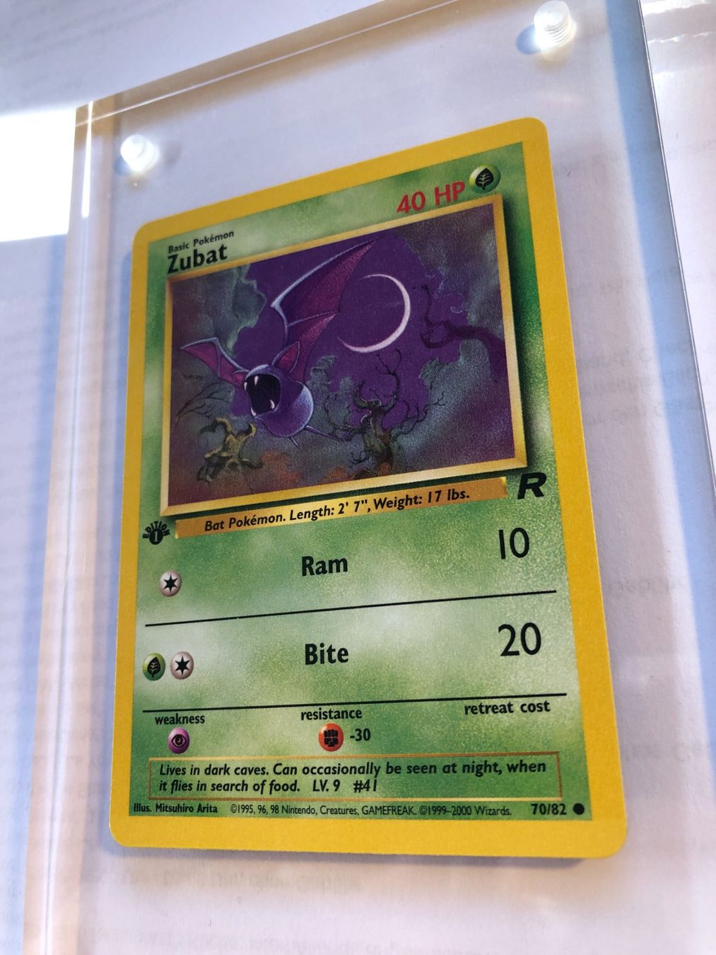 Cartes à collectionner: Zubat 1st Team Rocket - MINT - ab 1.- – D'occasion à Giubiasco par dan_pr8b 2