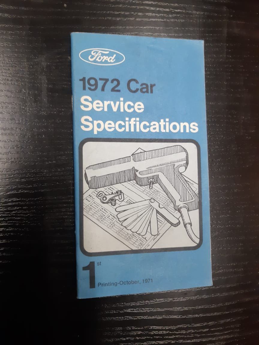 Libri: 1972 Ford Service Specifications – Usato da Dulliken venduto da Airliner2