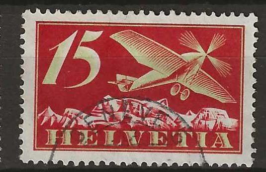 Alle Briefmarken: PA003 - Pro Aero F3 obl. – Gebraucht aus Trélex von Phil_Albert