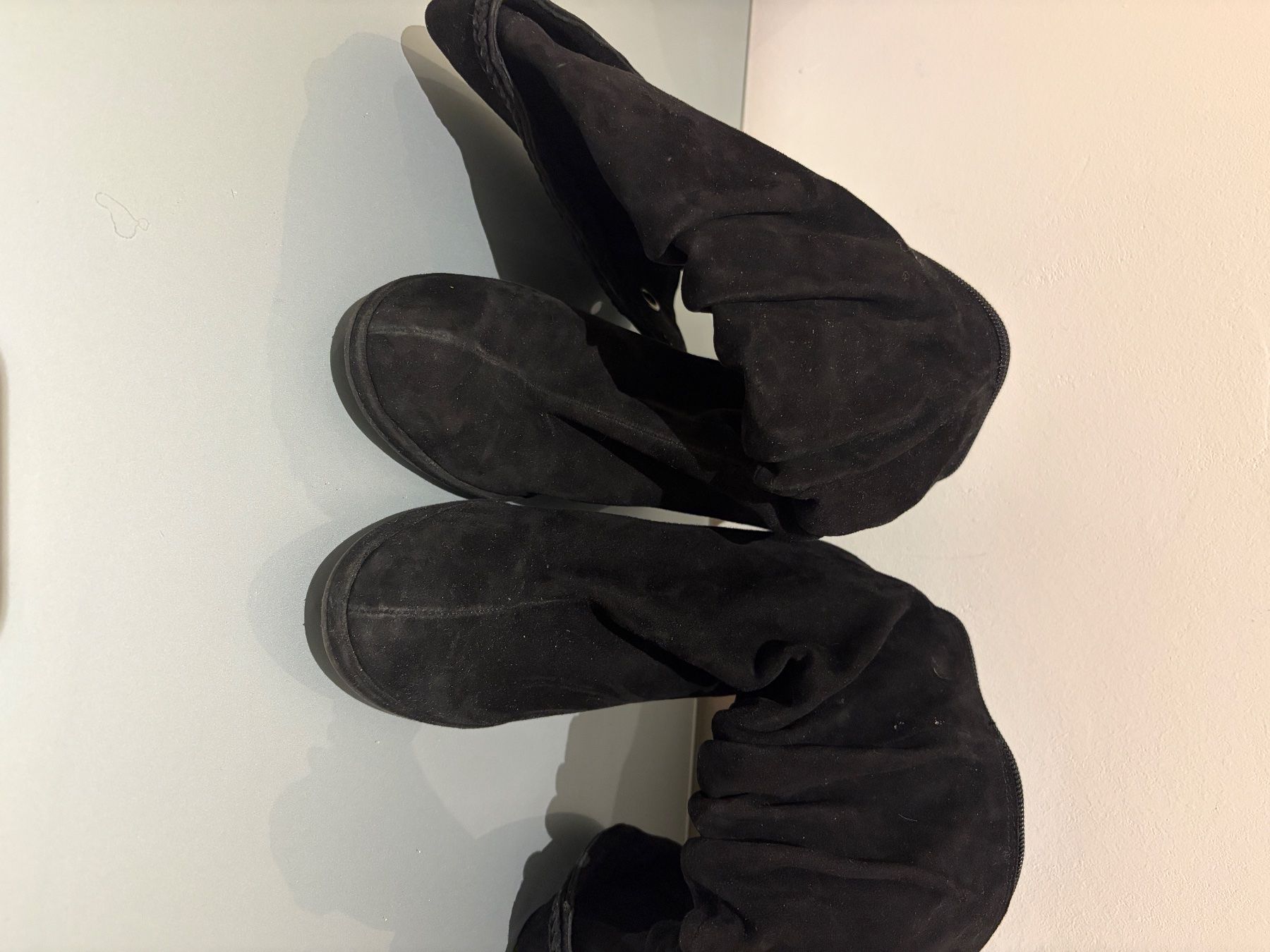 Damenschuhe: Elegante Wildlederstiefel Gr. 36 – Gebraucht aus Davos Wiesen von Roseli21 4
